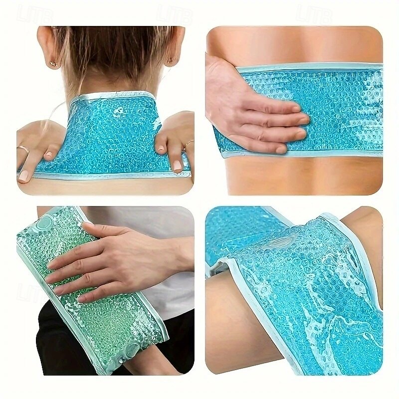 Ice Pack for Neck Pain Relief, Summer Cooling, Neck Ice Pack Wrap for Cervical Pain Relief, Office Pressure, Sports Injuries, Swelling4