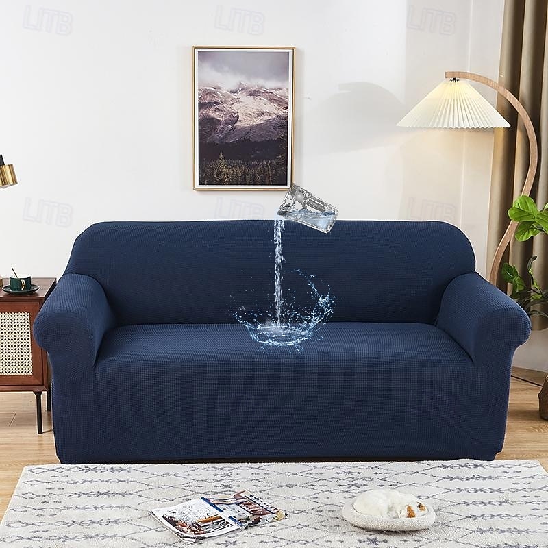 Water Resistant Sofa Cover 1/2/3/4 Seater Sofa Cover for Living Room Elastic Sofa Cover Couch Cover for Sofa