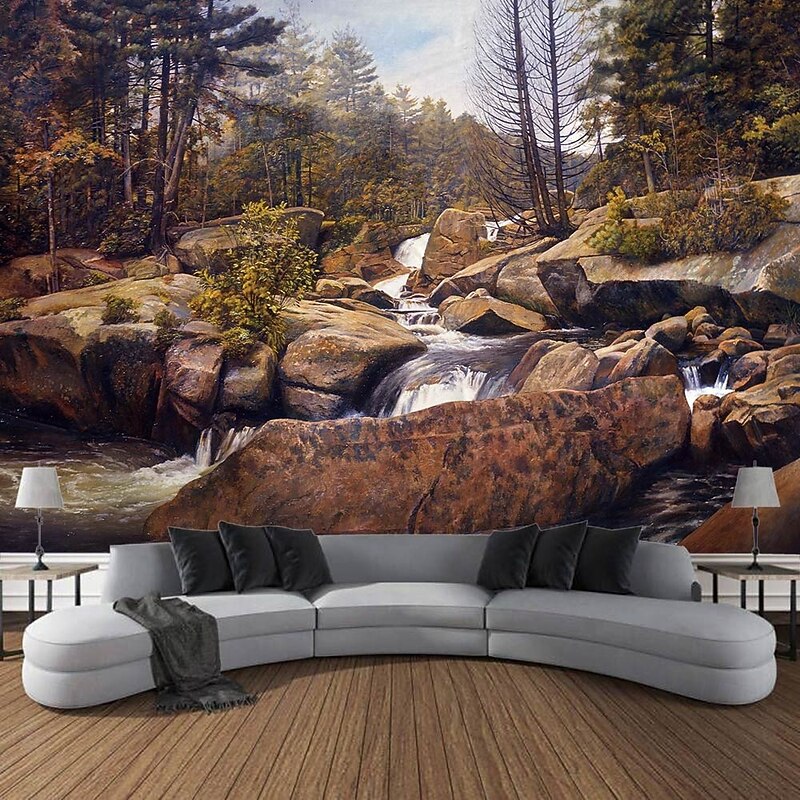 Plant and animal landscapes Tapestry Mural Decor Photograph Backdrop Blanket Curtain Home Bedroom Living Room Decoration4