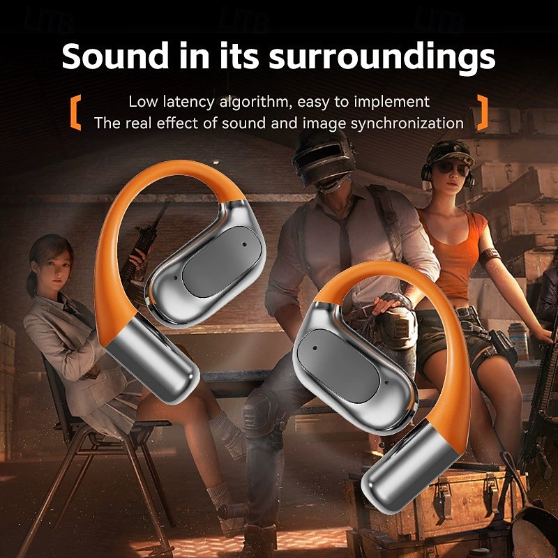 Rotatable Ear Mounted Open Ear Wireless Bluetooth Headset with Long Battery Life and Noise Reduction​2