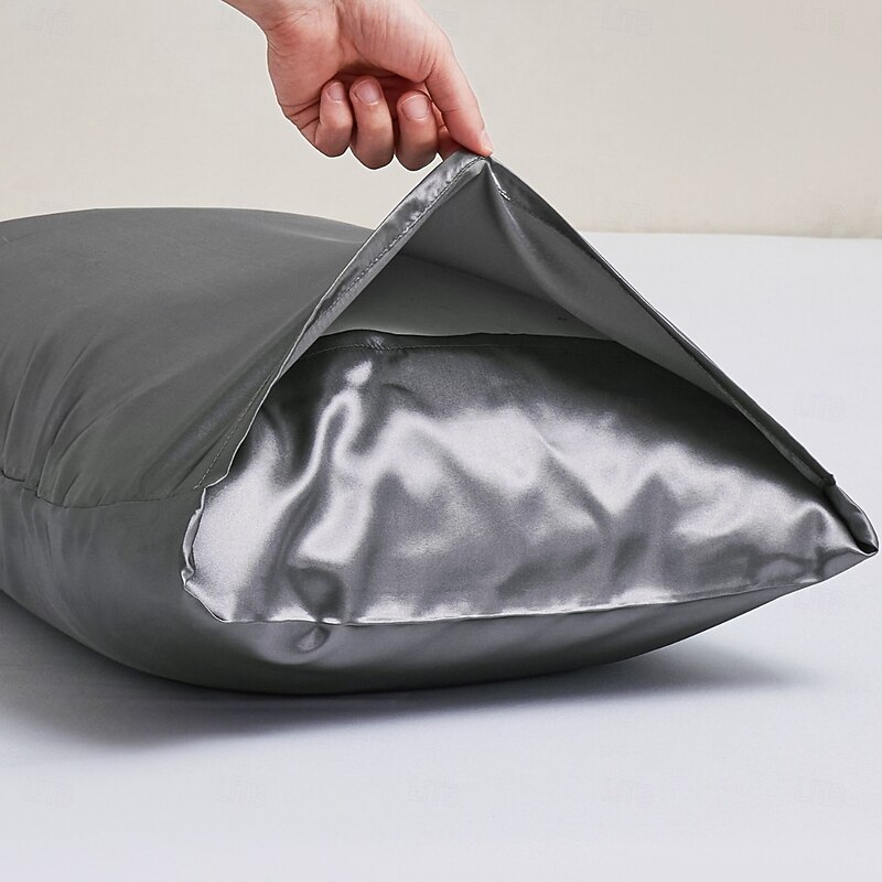 Pure Silk Satin Pillowcase Double Pillowcase Body Size2