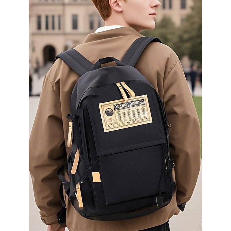 Men's Multi-compartment Backpack - Multiple Colors, Durable Waterproof Design, Suitable for Daily Use, School and Travel3