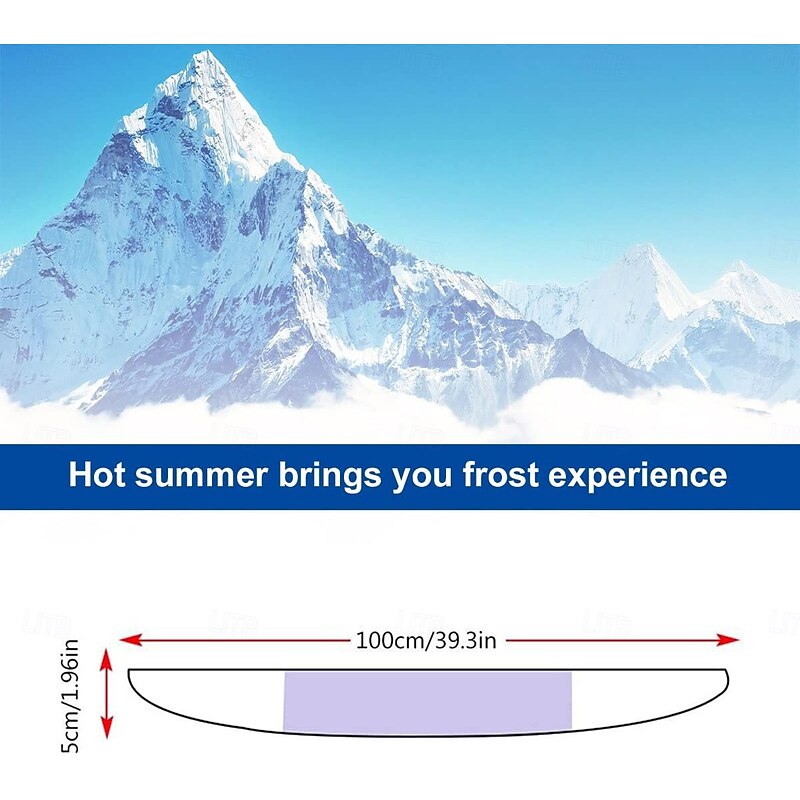 Cool Hair Band Quick Scarves Cooling Bandanas Collar Sports Towel Sport Headbands for Women Sports Supplies Cooling Neck Wraps Ice Towel Quick Dry Travel Polyester Cotton3