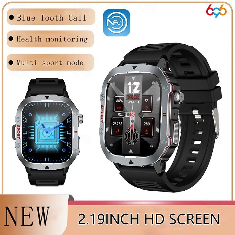 696 C40PRO Smart Watch 2.19 Bluetooth Fitness Tracker Sleep & Call Reminder iOS Android Compatible IPX0 Waterproof 50mm Case2