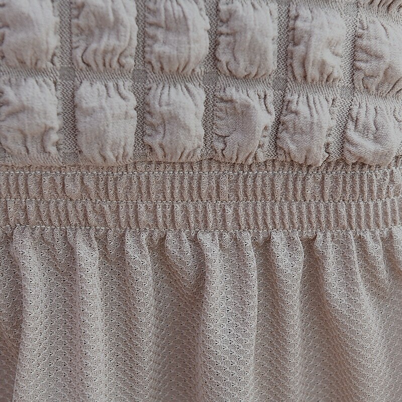 1Pc Seersucker Chair Stool Cover Slipcover Household Stool Cover All-inclusive Seat Cushion Dining Room4