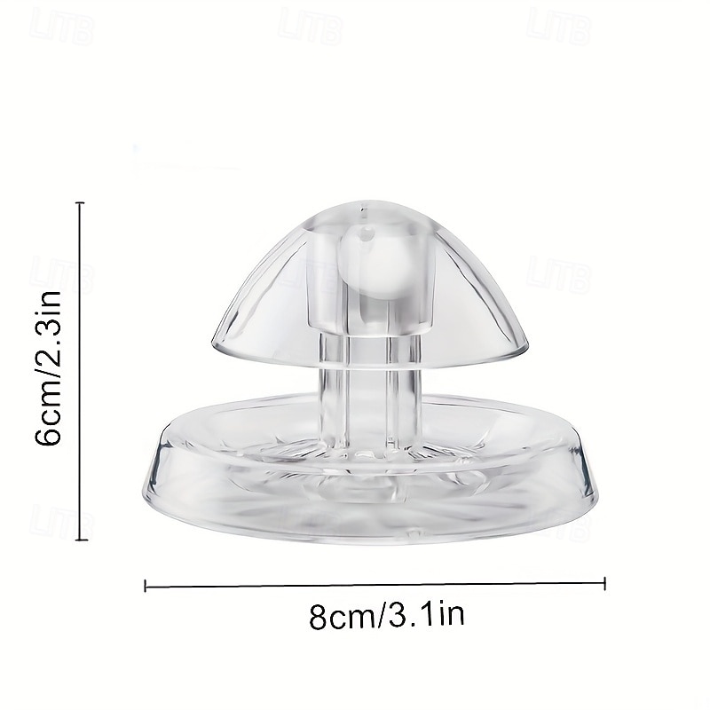 Clear Snail Trap for Aquariums, Fish Tank Snail Catcher, Pest Remover for Aquatic Plants, Fun Snail Control, Bait Not Included3