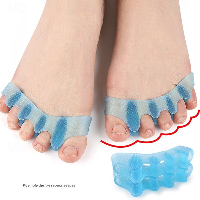 Five Hole Toe Separator Thumb Abduction Overlapping Toe Toe Separator Bridge Shaped Five Hole With Massage Point Toe Fixator3