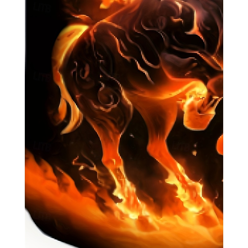 Boys 3D Horse T-shirt & Shorts Set Short Sleeve Summer Spring Sports Fashion Daily Kids 4-12 Years Crew Neck Outdoor Vacation Sports Tailored Fit4