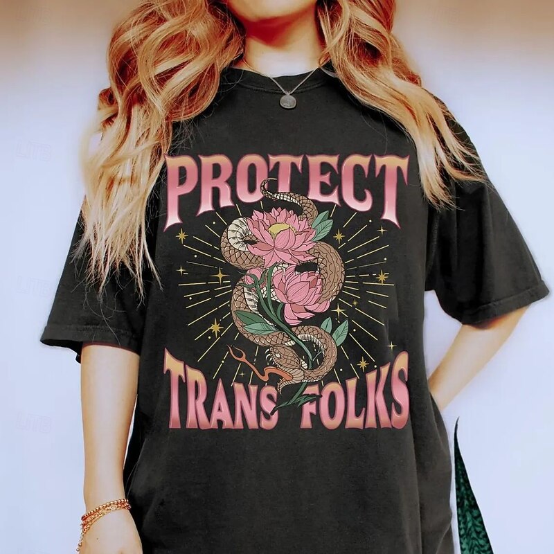 Rainbow Cat LGBTQ T-shirt Pride Shirts Character Graphic For Men's Women's Boys Kid's Adults' Masquerade Hot Stamping Pride Parade Pride Month4