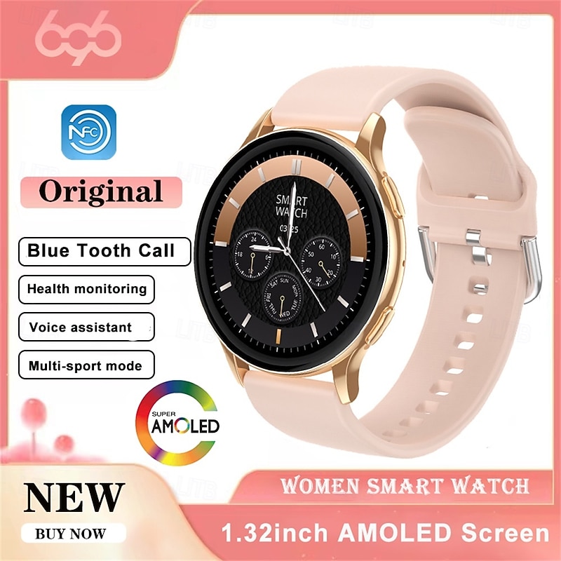 696 CY29 Smart Watch 1.32 inch Smartwatch Fitness Running Watch Bluetooth Pedometer Call Reminder Sleep Tracker Compatible with Android iOS Women Hands-Free Calls Message Reminder IPX-0 42mm Watch2