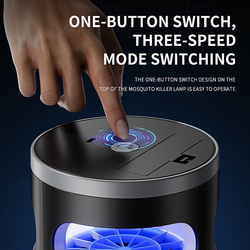 USB Mosquito Repellent Lamp, Portable Outdoor Plug-In Device, Night Light Function, Convenient Mosquito Control4