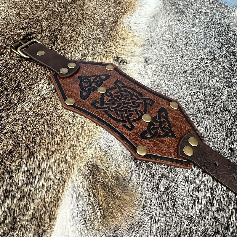 Retro Vintage Medieval Renaissance Bracelet Pirate Warrior Knight Ritter Fancy Dress Men's Pirate Halloween Carnival Party & Evening Adults' Bracelet4