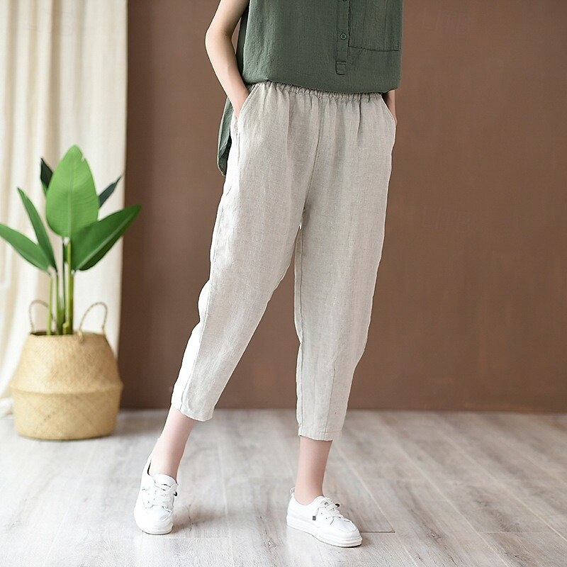 Retro Vintage Medieval Renaissance Pants Tapered Pants Fancy Dress Women's Vacation Casual Daily Adults' Pants Spring & Summer3