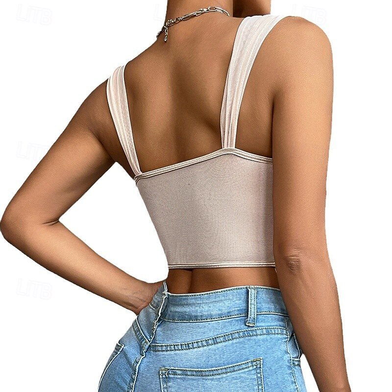 Slim Fit Corset Crop Top Bustier Embroidered Floral Fancy Dress Women's Halloween Carnival Event / Party Adults' Top Corset3