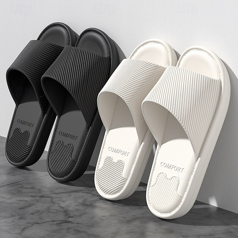 Women's Non-Slip Slippers Men Soft Bath Slippers Cloudyzz Slippers Summer Bath Slippers Rubber Mules