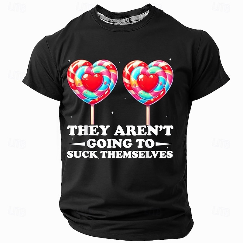 Men's Rude Offensive Funny Slang T Shirt Short Sleeve T shirt Graphic Print Crew Neck Shirt Fashion Daily Casual Street Casual Daily Black Red Blue Summer Spring All Seasons Clothing Apparel S M L XL3