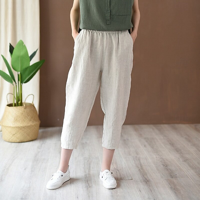 Retro Vintage Medieval Renaissance Pants Tapered Pants Fancy Dress Women's Vacation Casual Daily Adults' Pants Spring & Summer2