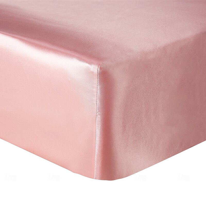 Solid Color Satin Bed Sheet Bed Sheet Set2