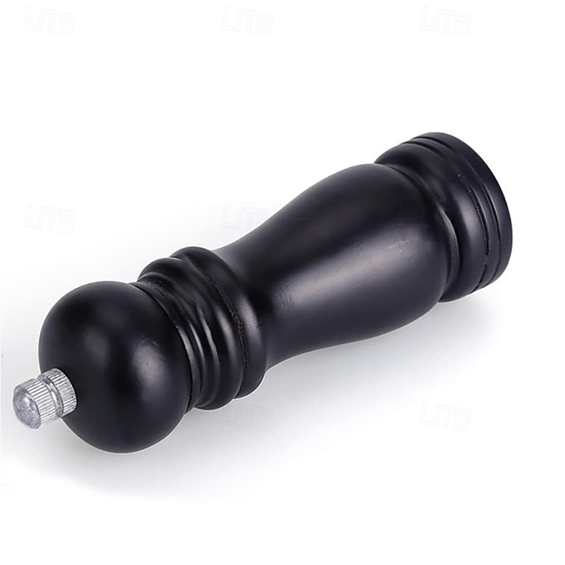 Black Pepper Mill Salt Grinder Refillable Adjustable Coarseness Ceramic Grinding Mechanism for Home Kitchen Barbecue Party4