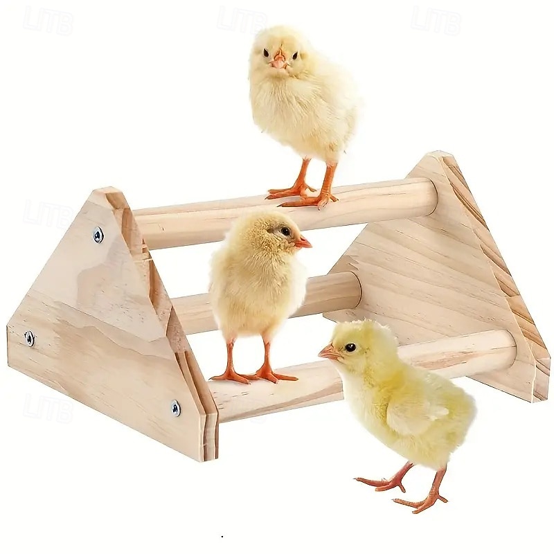 Sturdy Pine Chicken Perches Ideal Roosting Sticks and Jungle Fitness Equipment for Coops and Brooding Cages Chicks and Parrots2
