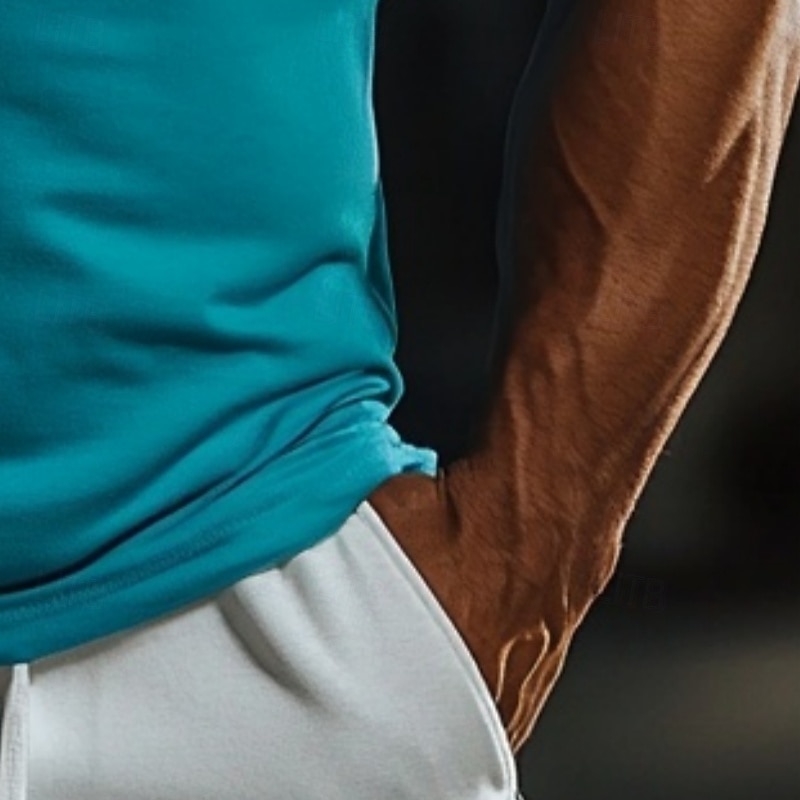 Men's Tank Top Vest Undershirt Sleeveless Shirt Sleeveless Crew Neck Summer Plain Fashion Classic Comfortable Sporty Street Sports Holiday Black White Dark Red Top Tee for Men2