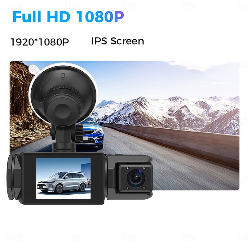 1080P Full HD WIFI Car Dashcam 3 Channel Recording Front Left Right Rear Night Vision Loop Recording 24H Parking Monitor4