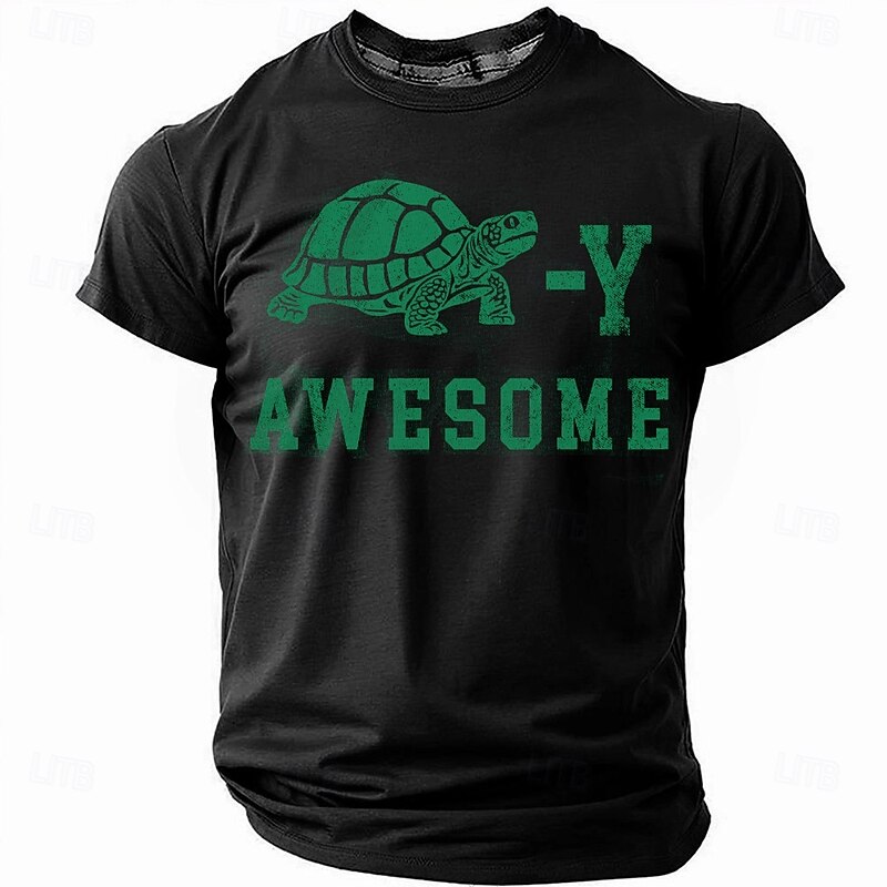 Men's Funny Slang T Shirt Short Sleeve T shirt 3D Print Crew Neck Shirt Fashion Daily Casual Street Casual Daily Black Red Blue Summer Spring All Seasons Clothing Apparel S M L XL XXL XXXL