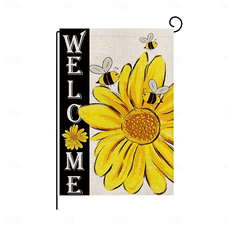 Summer Sunflowers Garden Flag 12 x 18 Inch Yard Patio Flags, Small Garden Flags for Outside, Outdoor Flags, Holiday Garden Flags4