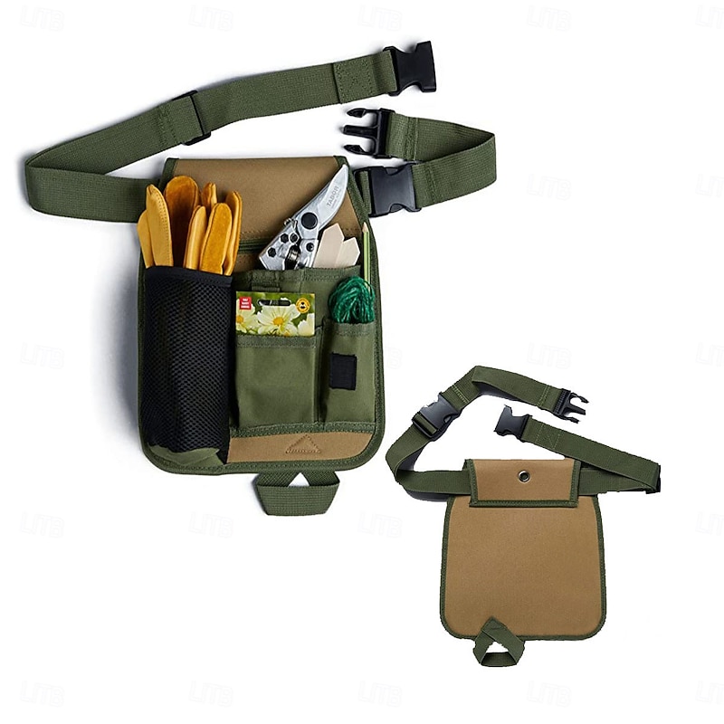Garden Trimming Portable Tool Bag, Multi Pocket Waist Bag, Electrician Tool Kit, Outdoor Hardware Storage Bag3