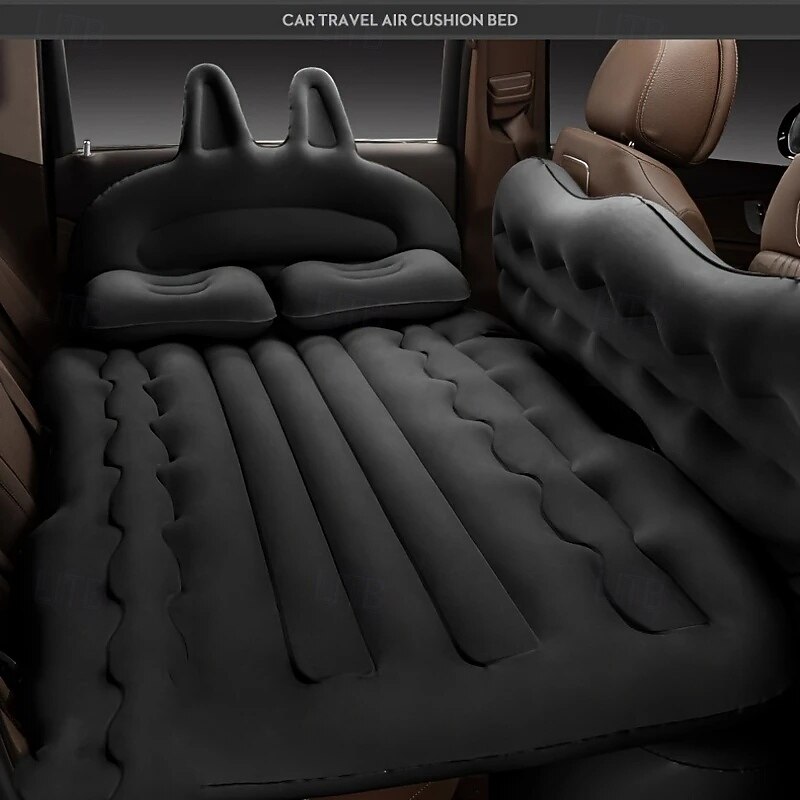 Inflatable Air Mattress for Road Trips] Travel in Comfort with this Inflatable Car Air Mattress - Perfect for Road Trips & RVing!3