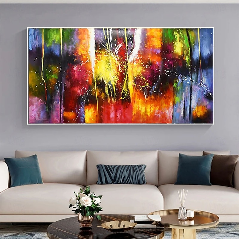 Hand painted Acrylic Oli Painting Large Picture Canvas painting handmade Canvas Art Oversize Handpainted abstract  Acrylic Painting Canvas Abstract artwork for bedroom living room hotel wall decora