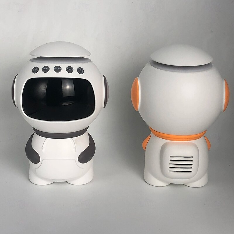 Astronaut Music Clock LED Night Light Bluetooth Speaker with Alarm Clock TF Card Slot Bedroom Decorative Toy4