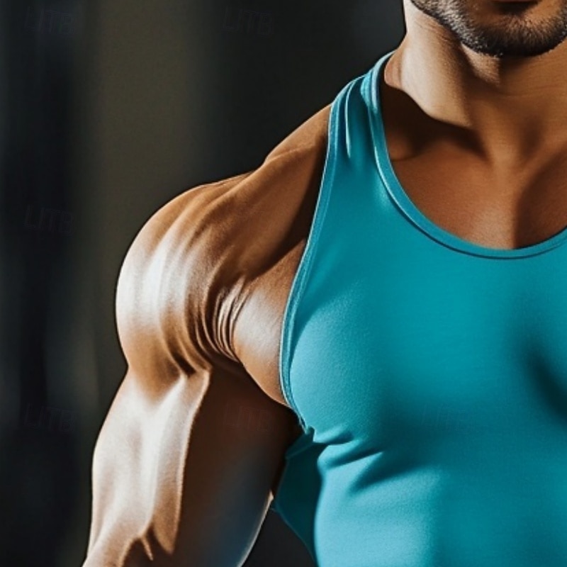 Men's Tank Top Vest Undershirt Sleeveless Shirt Sleeveless Crew Neck Summer Plain Fashion Classic Comfortable Sporty Street Sports Holiday Black White Dark Red Top Tee for Men3