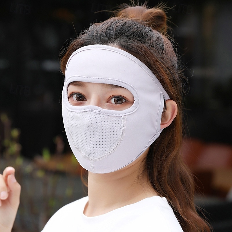 Sunscreen Mask Women Men's Face Protection Kini Sunscreen Face Full Face Sunshade Windproof Headgear Equipment3