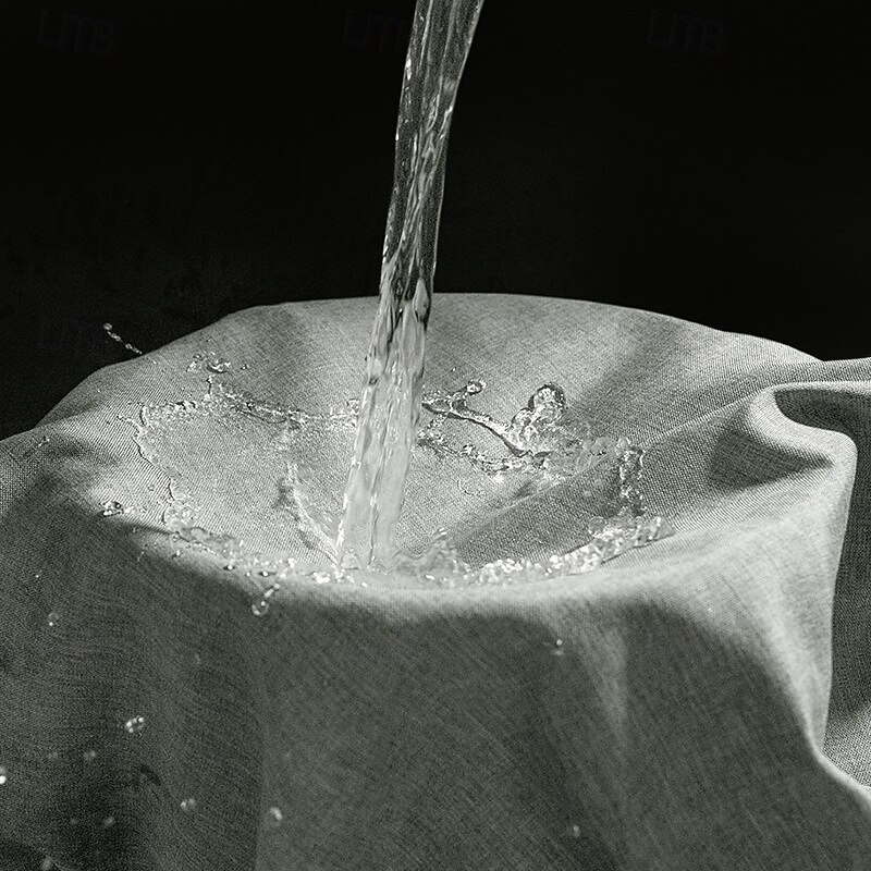 Thicken Shower Curtain 180cm*180cm(70"*70")Decorative Flax Design Linen Style Waterproof Washable Cloth Shower Curtains for Bathroom Bath Tubs3