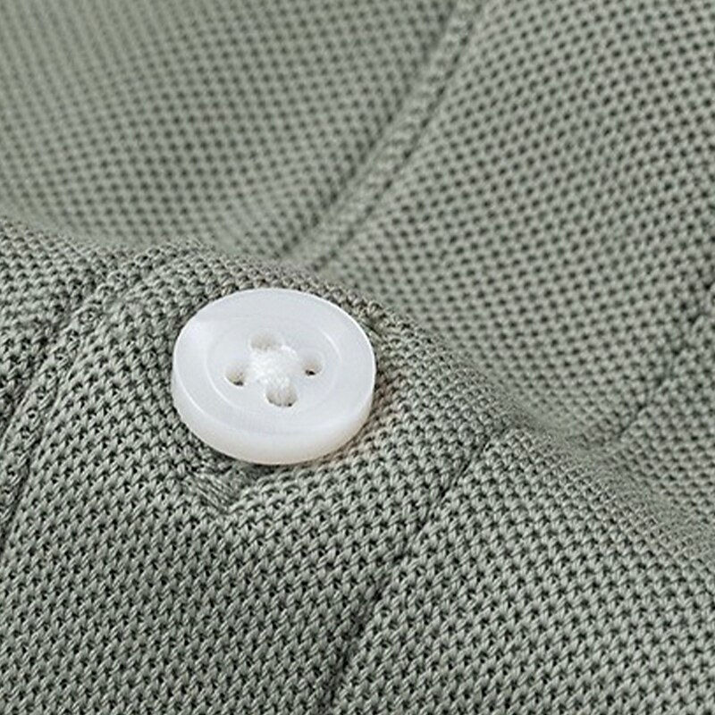 Men's T Shirt Short Sleeve Solid Daily Casual Button Up Quick Dry Henley School Outdoor Vacation All Seasons Dark Grey Black White Henley T-Shirt4