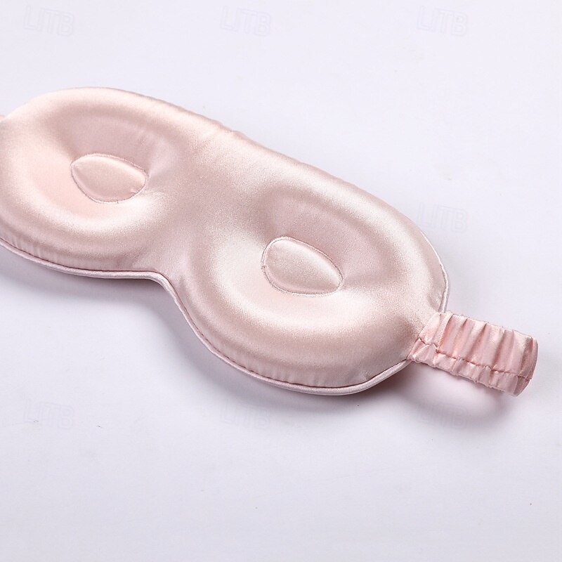 Silk 3D Eye Mask Soft and Comfortable Light Skin Nap Eye Protection Silk Mulberry Silk Eye Mask Shading Sleep2