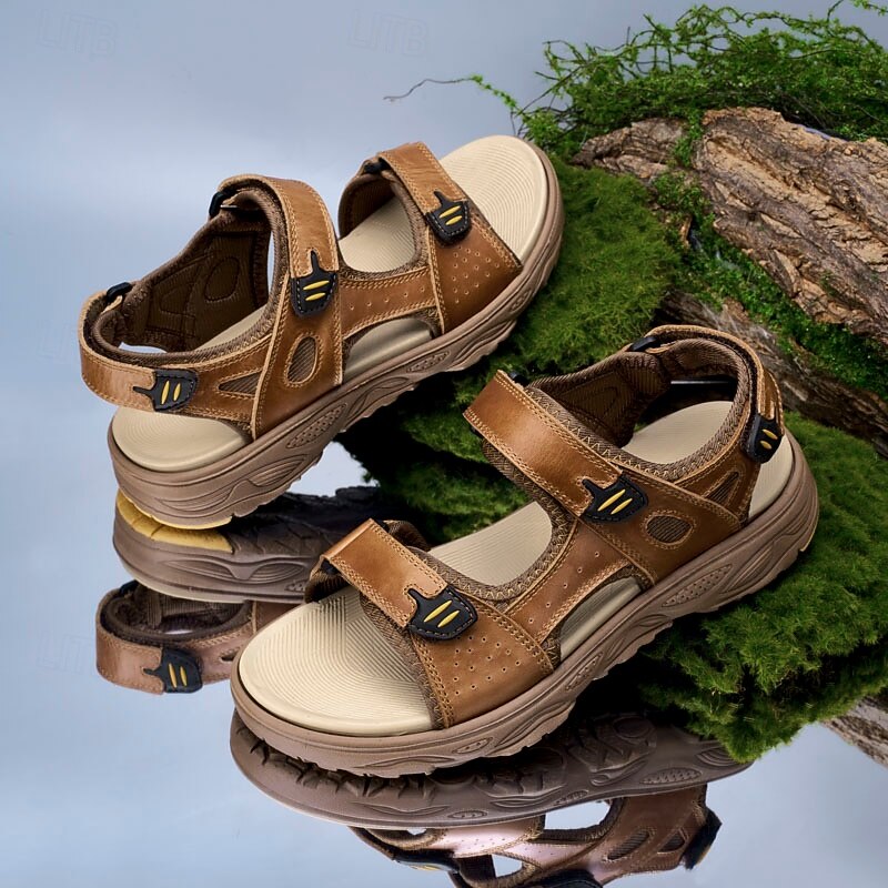 Men's Sporty Sandals with Velcro Straps and Sturdy Sole – Versatile Footwear for Sports, Outdoor Wear and Travel4