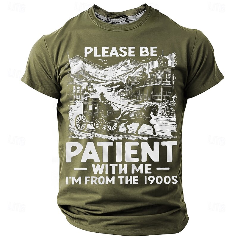 Men's Christian T Shirt Short Sleeve T shirt 3D Print Crew Neck Round Neck Shirt Fashion Daily Casual Street Casual Daily Black Blue Green Summer Spring Clothing Apparel S M L XL XXL XXXL3