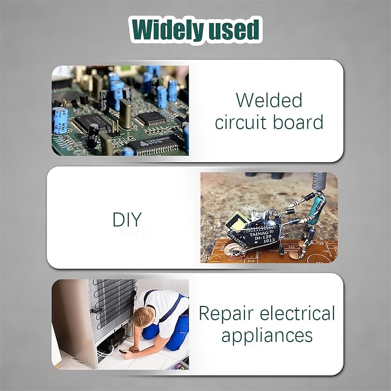 Internally Heated Industrial Laser Welding Tools, Portable Multi-function Soldering Iron Soldering Gun Set, 3-in-1 Handheld Welding Gun for Meta for Metal, Shipbuilding, DIY3
