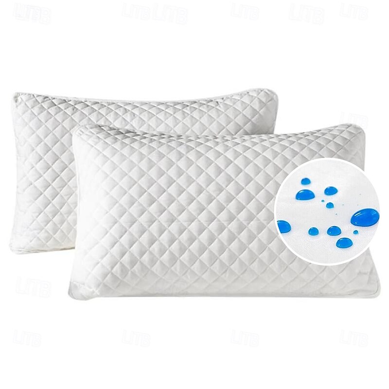 Waterproof Pillow Protective Case, Pillow Cover, Comfortable Pillow Protective Covers, Standard Size Pillow Case Protector, Breathable Case