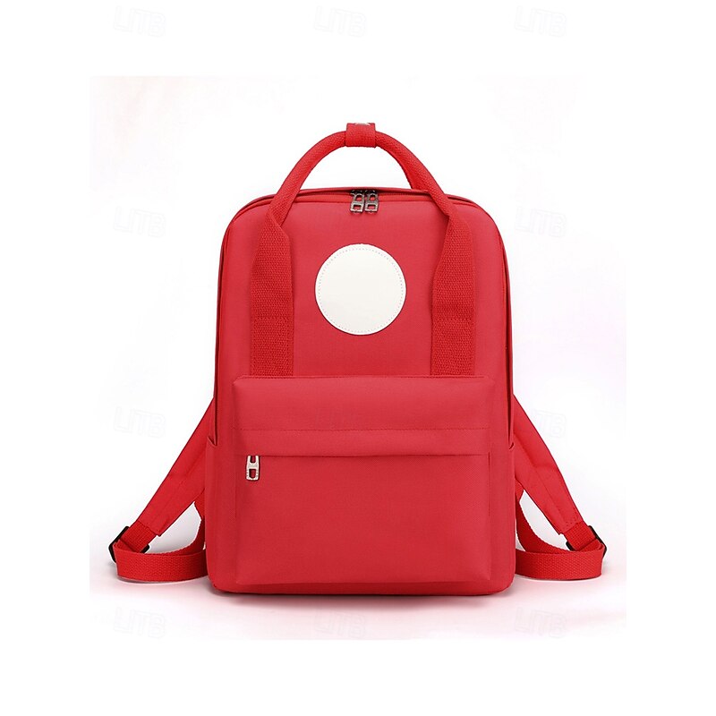 Kids School Backpack with Customizable Badge Patch – Lightweight Durable Elementary Bookbag for Girls and Boys with Adjustable Straps and Large Front Pocket4