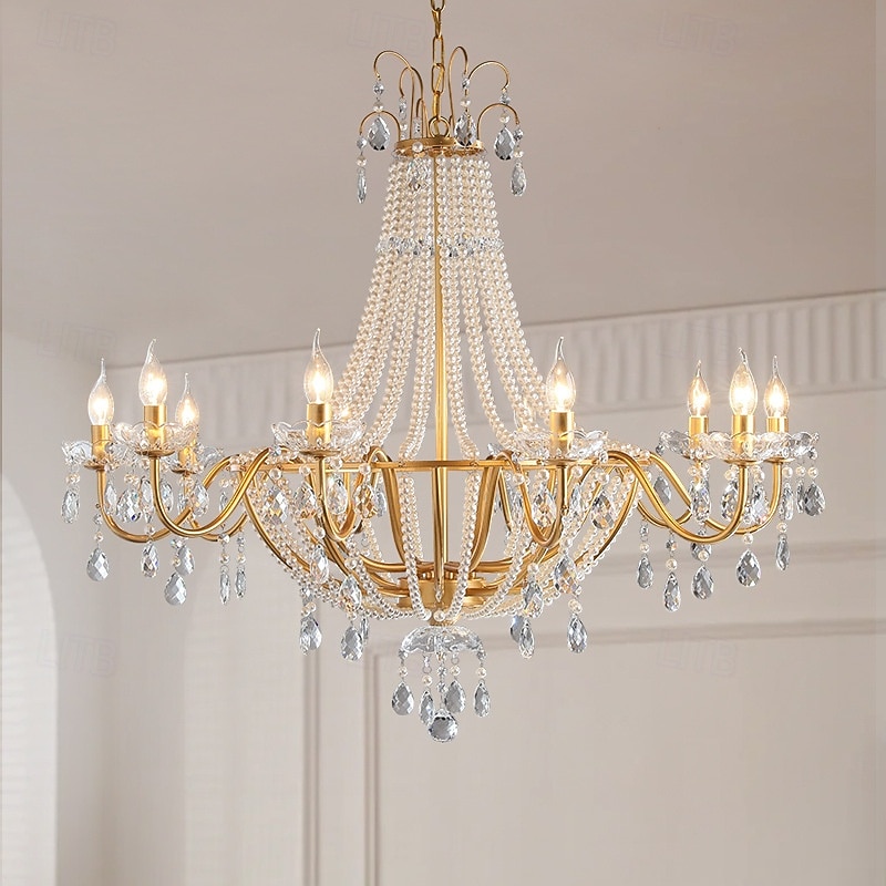 6-Light 10-Light 66 cm Unique Design Chandelier Metal Electroplated Modern 110-120V 220-240V4