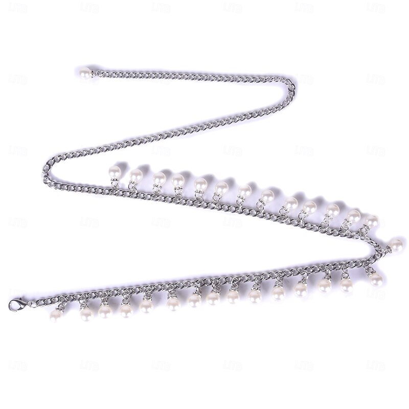 Beads Wedding / Party / Evening Sash With Pendant / Imitation Pearl / Belt Women's Sashes3