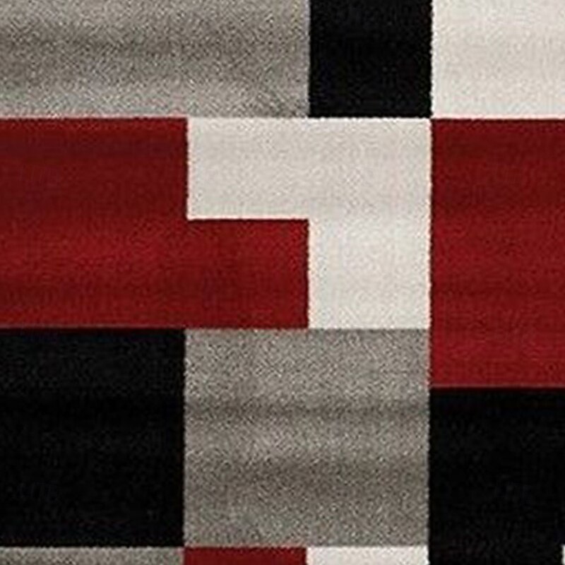 Men's Geometric Color Block Patchwork Shirt Casual Shirt Button Up Shirt Short Sleeve Fashion Casual Vacation Dailywear Holiday Summer Spring Turndown 3D Print Collared Shirts Front One Pocket Red2