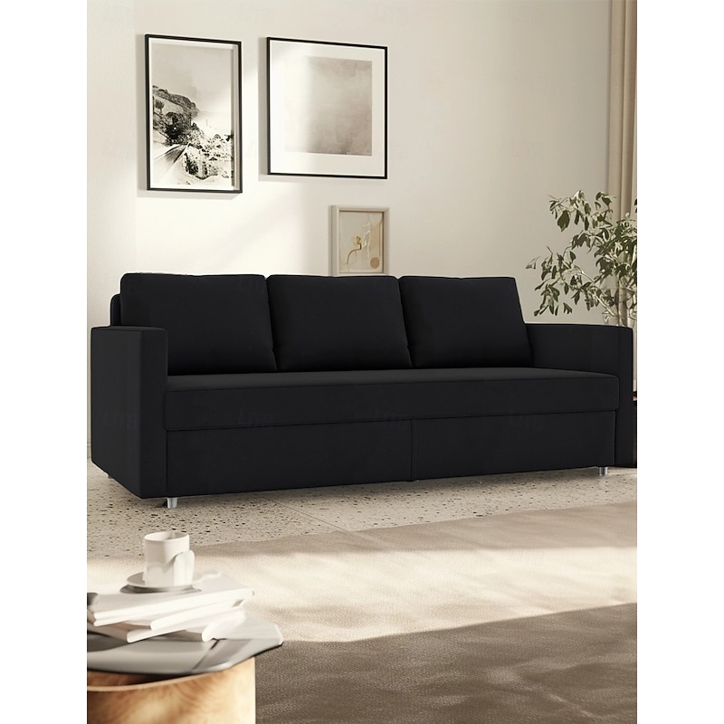 Sofa Bed Cover Velvet Futon Cover Solid Color Quilted Slipcovers Frihetcover Litb Prime Cover