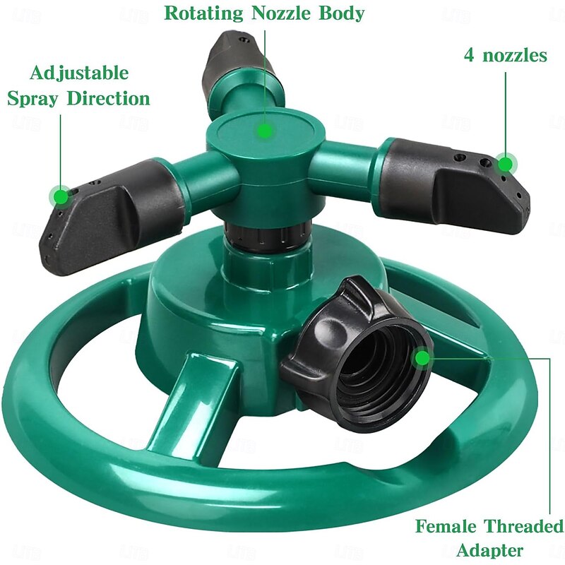 Sprinklers for Yard, Water Sprinkler for Lawn, 360 Degree Rotating Lawn Sprinkler for Yard Large Area, Yard Sprinklers for Kids, Pets Playing3