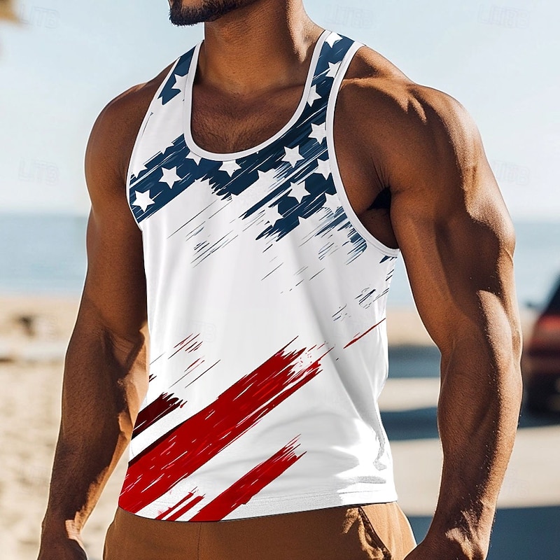 Patriotic T Shirts For Men Sarcastic Funny T Shirt Short Sleeve T shirt Graphic Print Crew Neck Shirt Fashion Daily Basic Street Casual Daily Black Blue Green Summer Spring Clothing Apparel S M L XL