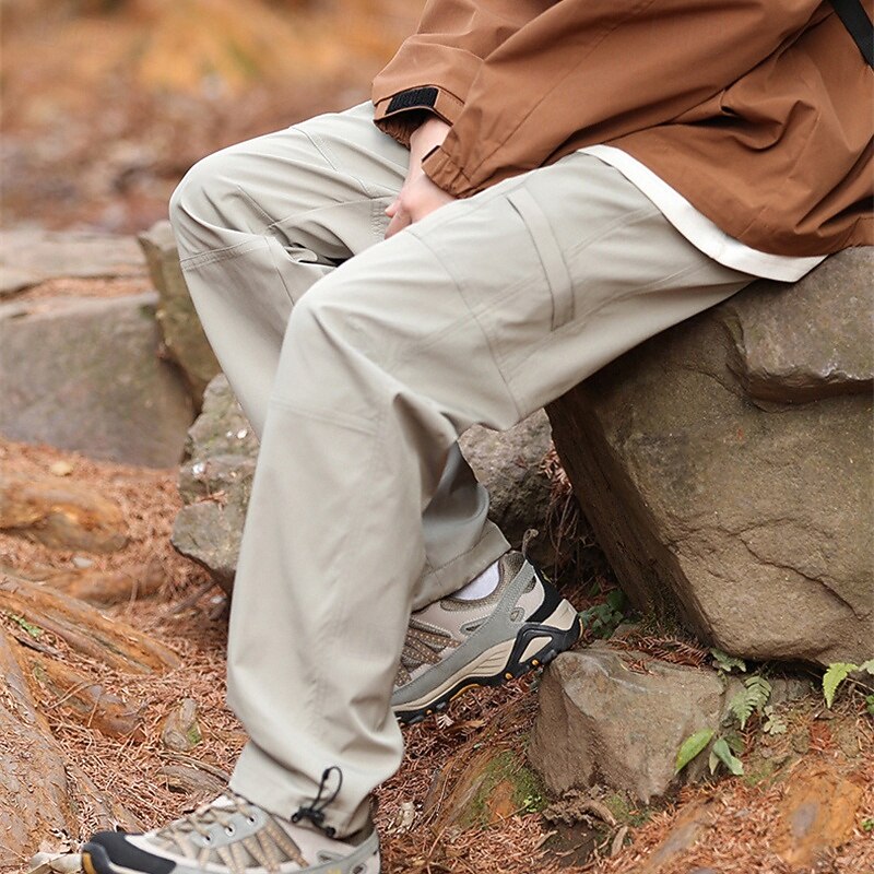 Men's Cargo Pants Hiking Pants Trousers Tactical Pants Military Outdoor Regular Fit Waterproof Quick Dry Breathable Pants / Trousers Black Army Green Hunting Climbing Camping / Hiking / Caving M L XL4