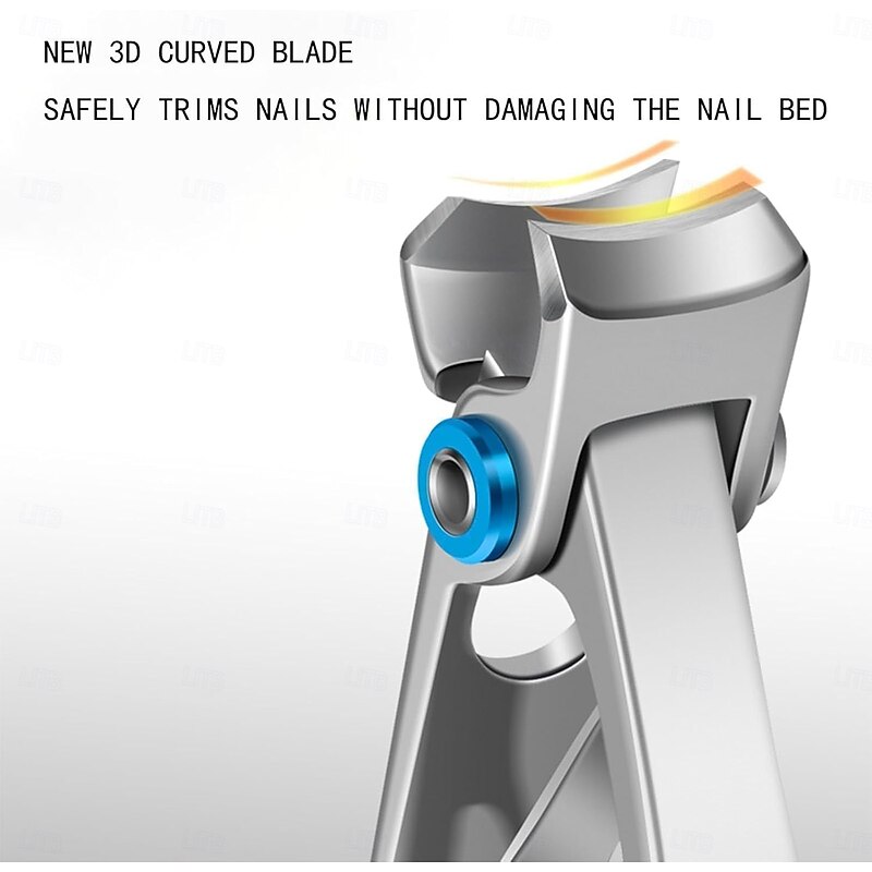 Ultra Wide Jaw Opening Nail Clippers Set, Toenail Clippers for Thick Nails, Heavy Duty Nail Cutter, Seniors,Stainless Steel Toe Nail Clippers, Nail File, Manicure,Pedicure,Men & Women Big4